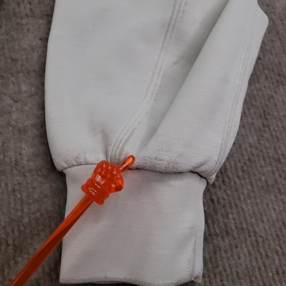 Lululemon‎ Softstreme Sweatshirt Womens Medium Beige Oversized Cropped Crew Neck - Picture 11 of 16